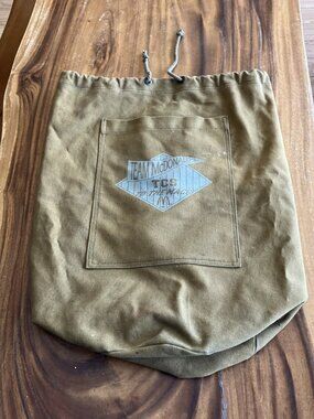 RARE Large McDonald’s Heavy Canvas Drawstring Bag Team McDonalds TO THE MACS!
